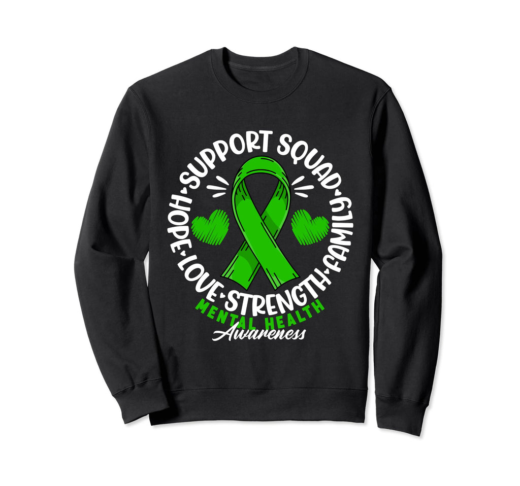 Support Awareness Squad I Sweatshirt - Minimalist Print for Adults - T-Shirt, Sweatshirt, Hoodie