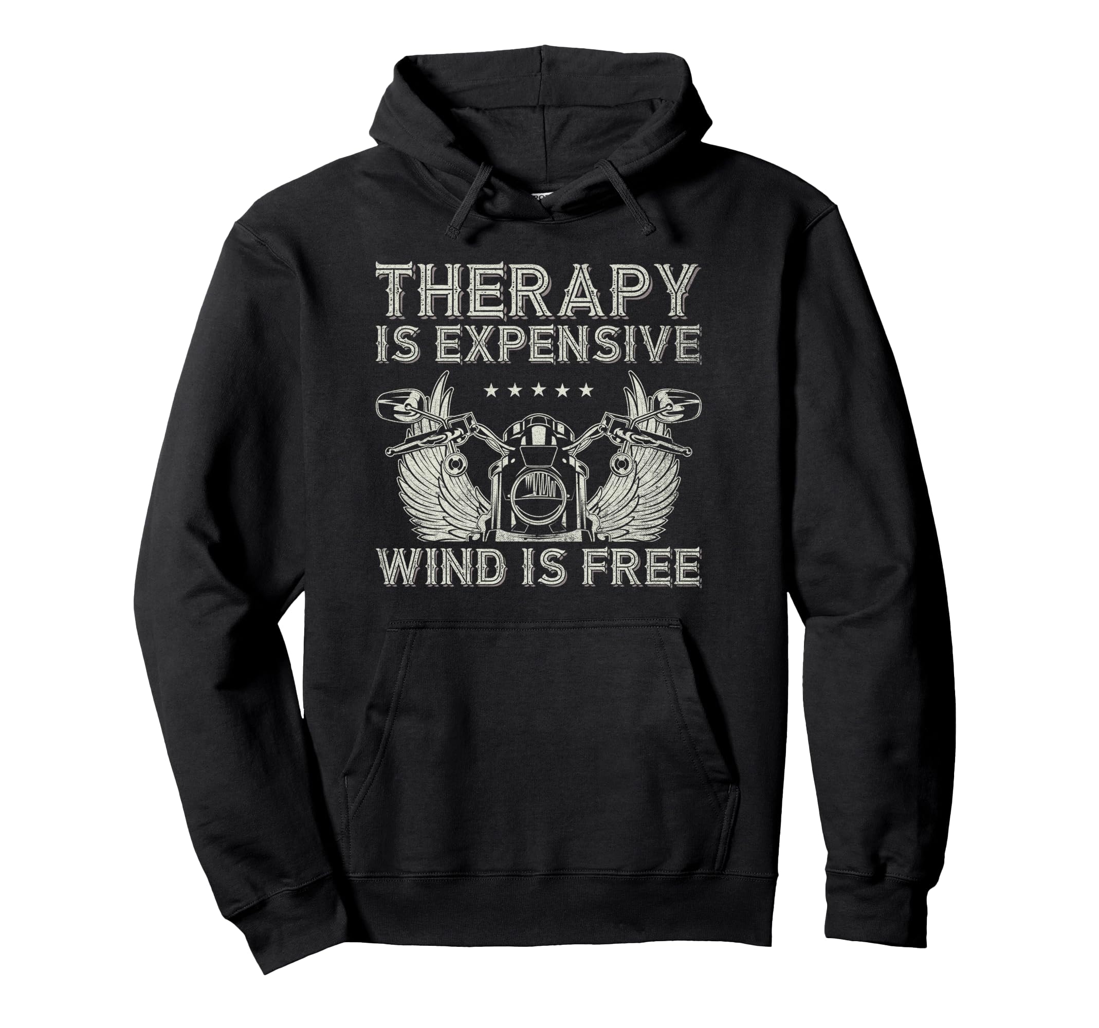 Therapy Is Expensive Wind Is Free Hoodie - Trendy Graphic Men Women - T-Shirt, Sweatshirt, Hoodie