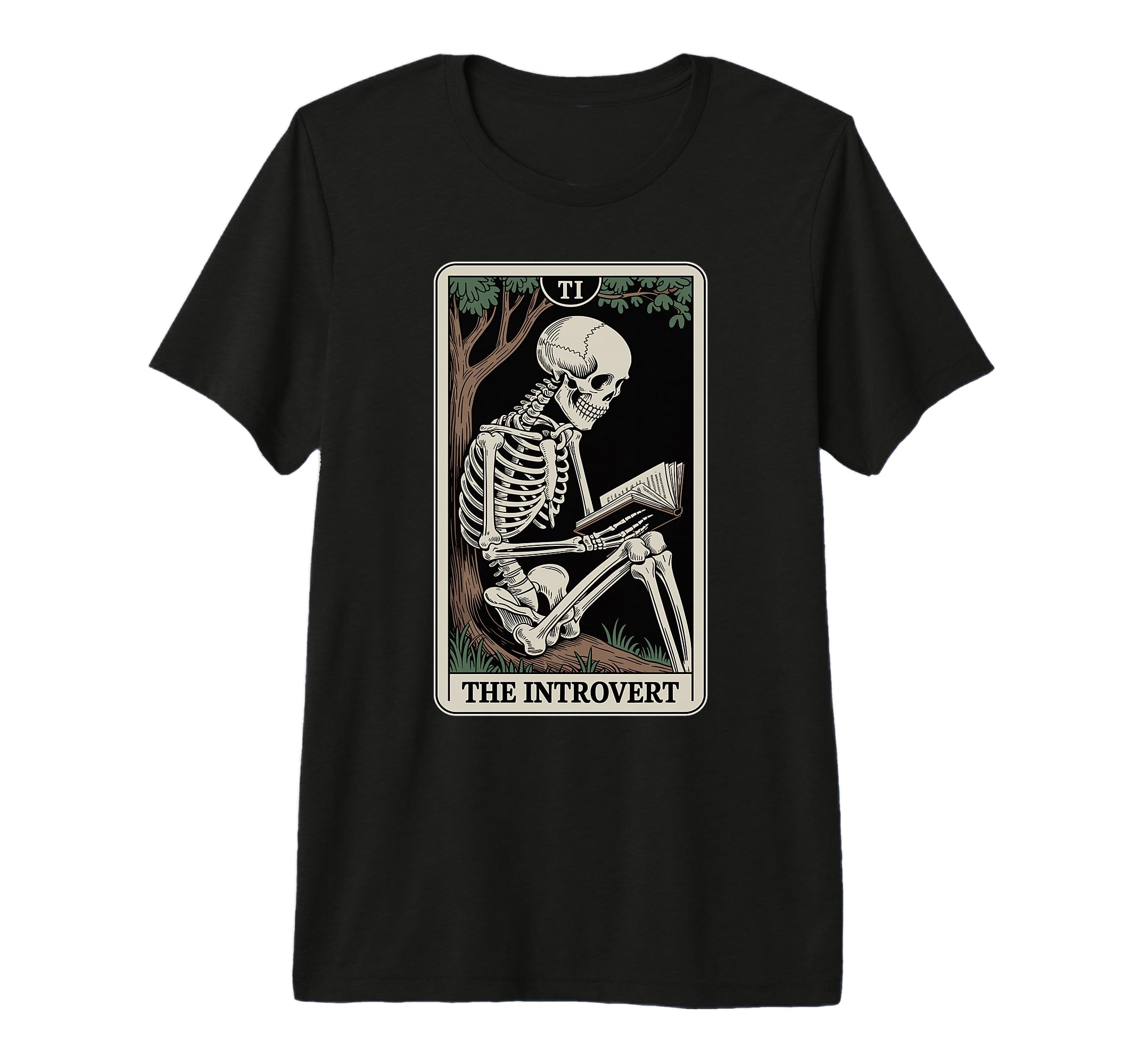 Introvert Tarot Card Indoorsy Introvert T-Shirt - Aesthetic Graphic Unisex - T-Shirt, Sweatshirt, Hoodie