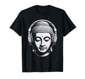 Buddha Headphones Mindfulness Music T-Shirt - Custom Art Print Men Women - T-Shirt, Sweatshirt, Hoodie