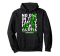 No One This Family Fights Alone I Mental Hoodie - Graphic Print Unisex - T-Shirt, Sweatshirt, Hoodie