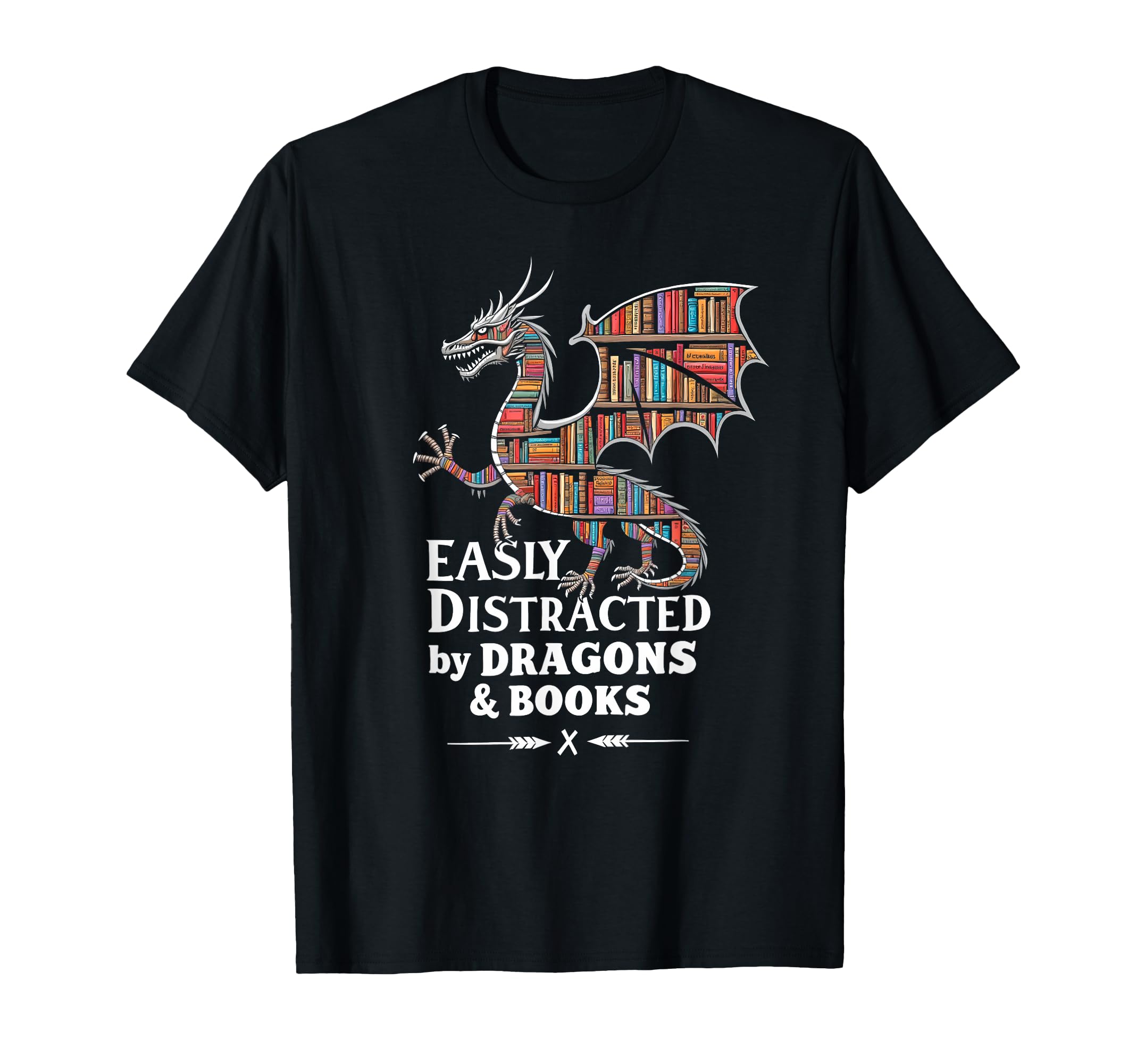 Escapist Easily Distracted Dragons And T-Shirt - Unique Graphic Men Women - T-Shirt, Sweatshirt, Hoodie