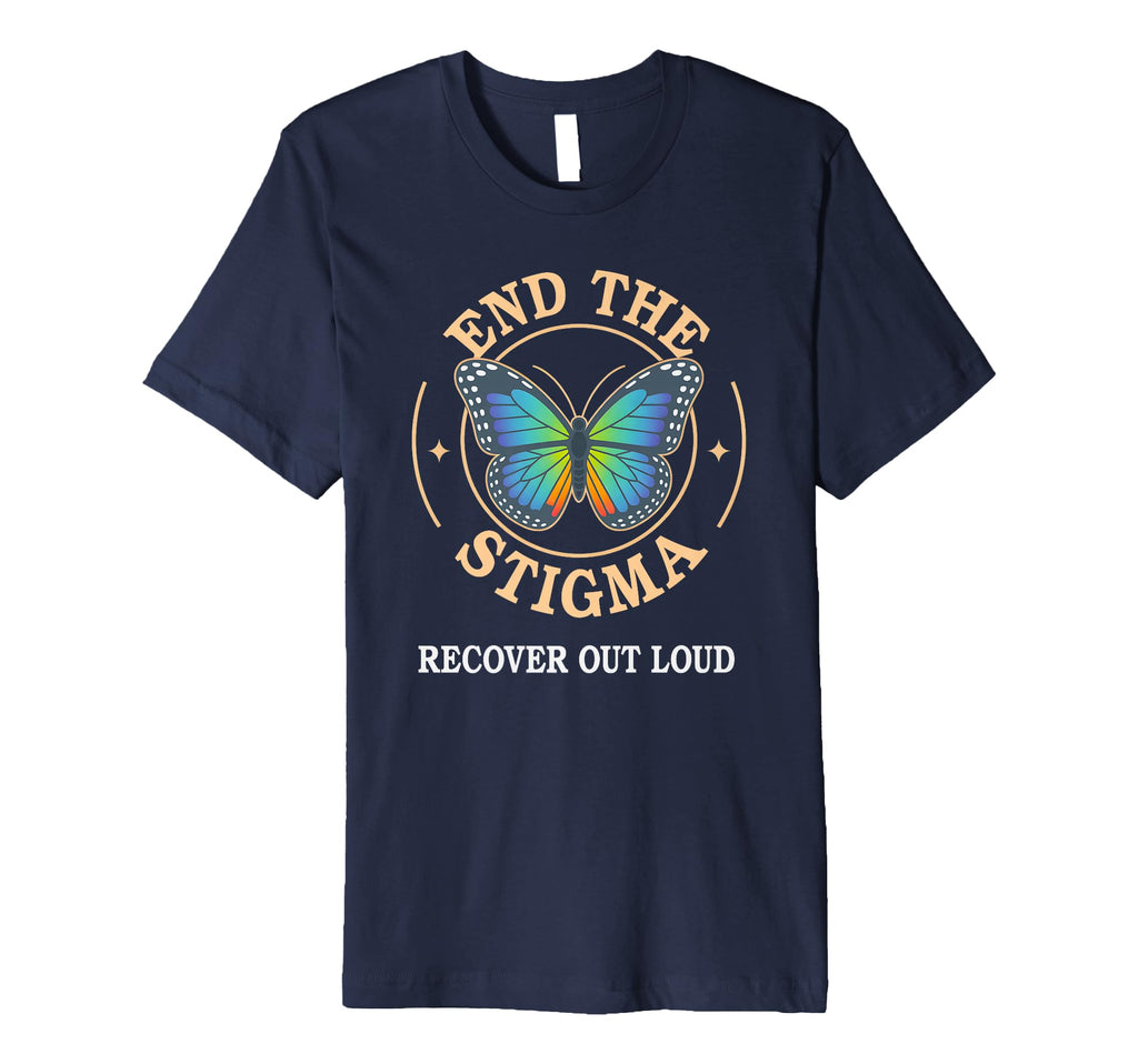 End Stigma Sobriety Recovery Mode Aa T-Shirt - Graphic Print Unisex - T-Shirt, Sweatshirt, Hoodie