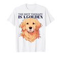 Golden Retriever Therapy Dog T-Shirt - Casual Everyday Wear Men Women - T-Shirt, Sweatshirt, Hoodie