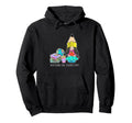 Busy Doing Teacher Stuff Books Coffee Gnome Hoodie - Unique Graphic Unisex - T-Shirt, Sweatshirt, Hoodie