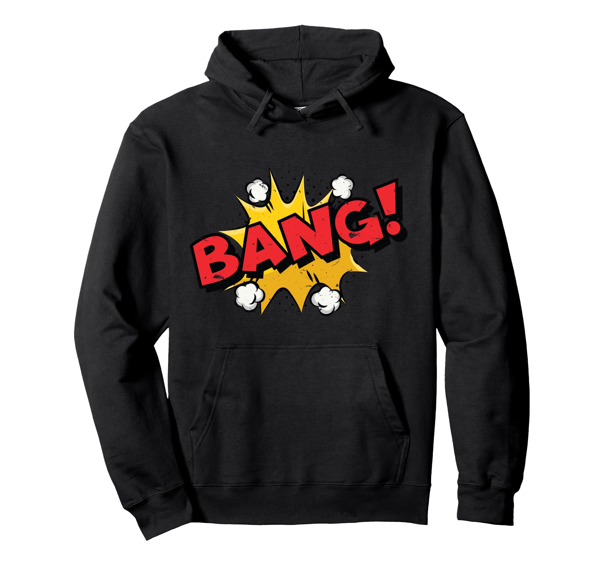 Bang Comic Book Cartoon Funny Pop Art Hoodie - Unique Graphic Unisex - T-Shirt, Sweatshirt, Hoodie