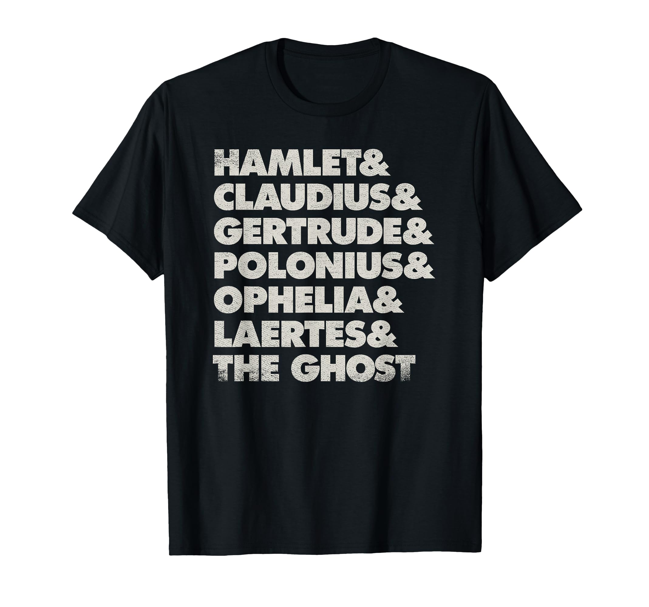 Shakespeare Bard O Hamlet Characters T-Shirt - Trendy Graphic Men Women - T-Shirt, Sweatshirt, Hoodie