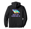 Book Worm Reality Off Book Stack Reading Hoodie - Graphic Print Men Women - T-Shirt, Sweatshirt, Hoodie
