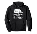 Hungry Overthinker Food Anxiety Hoodie - Fun Novelty Design Men Women - T-Shirt, Sweatshirt, Hoodie