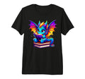 Dragon Reading Book Bookworm Book Tri T-Shirt - Streetwear Style Unisex - T-Shirt, Sweatshirt, Hoodie