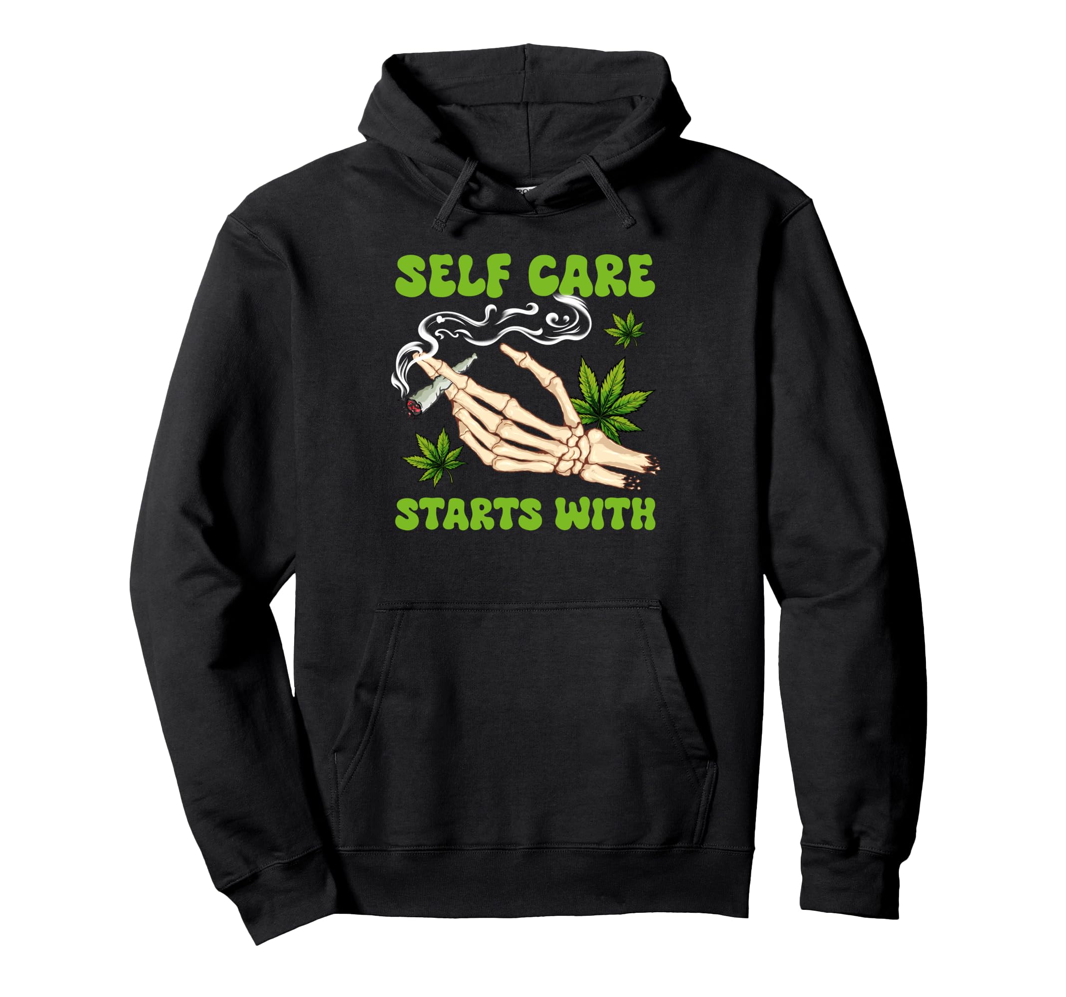 Cannabis Weed Smoking Stoner Babe Hoodie - Casual Everyday Wear for Adults - T-Shirt, Sweatshirt, Hoodie