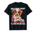 Dogearing Pages Doghair Book Dog T-Shirt - Unique Graphic for Adults - T-Shirt, Sweatshirt, Hoodie