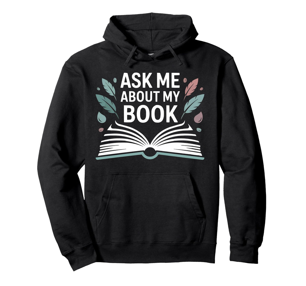 Support Indie Authors Novel Book Hoodie - Minimalist Print for Adults - T-Shirt, Sweatshirt, Hoodie