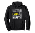 Positive Words Affirmation I Am Growth Hoodie - Minimalist Print Men Women - T-Shirt, Sweatshirt, Hoodie