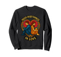 Proud Overthinker Love Stained Couple Sweatshirt - Novelty Apparel Unisex - T-Shirt, Sweatshirt, Hoodie