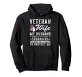 Veteran Wife Us Veteran Army Husband Hoodie - Aesthetic Graphic for Adults - T-Shirt, Sweatshirt, Hoodie