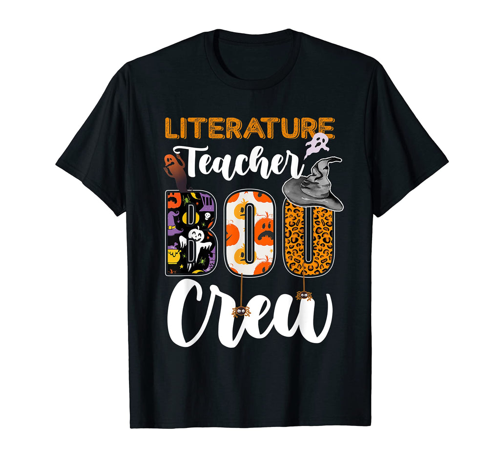 Literature Teacher Boo Crew Funny T-Shirt - Streetwear Style Men Women - T-Shirt, Sweatshirt, Hoodie