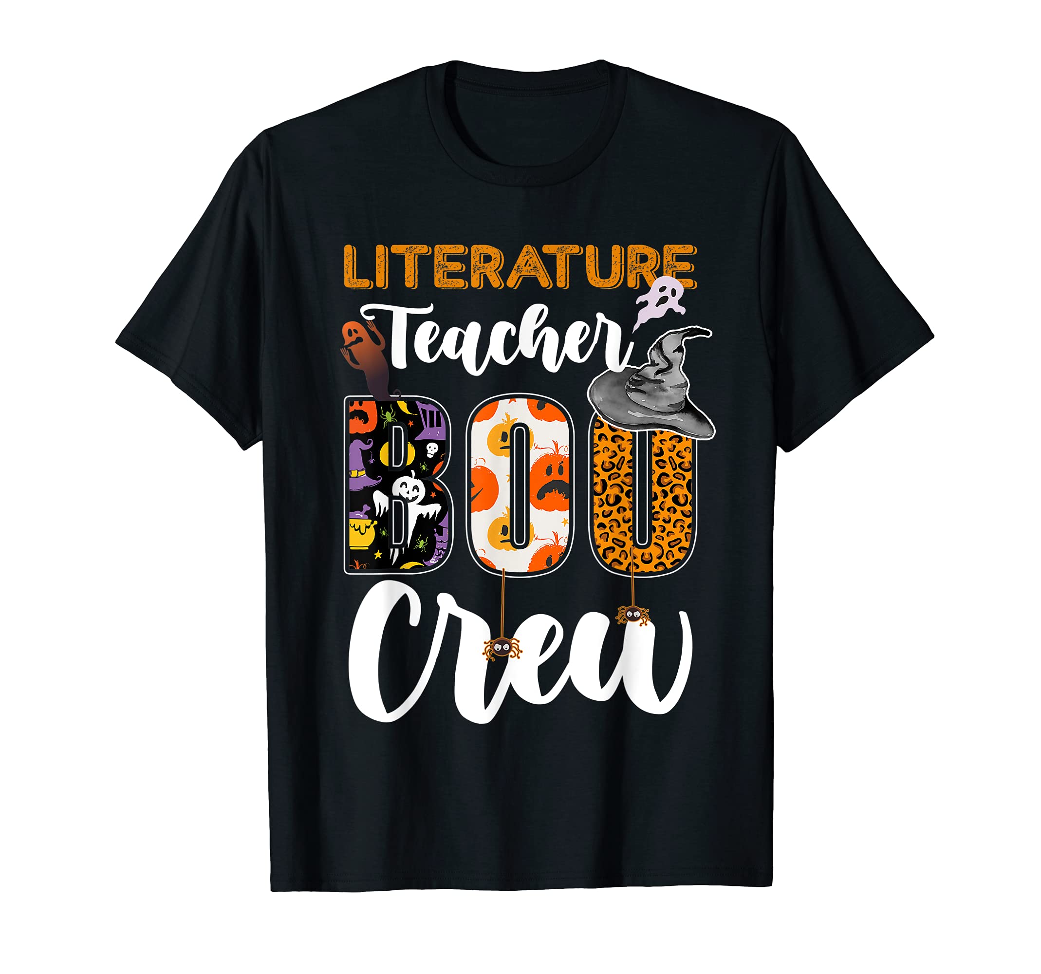 Literature Teacher Boo Crew Funny T-Shirt - Streetwear Style Men Women - T-Shirt, Sweatshirt, Hoodie