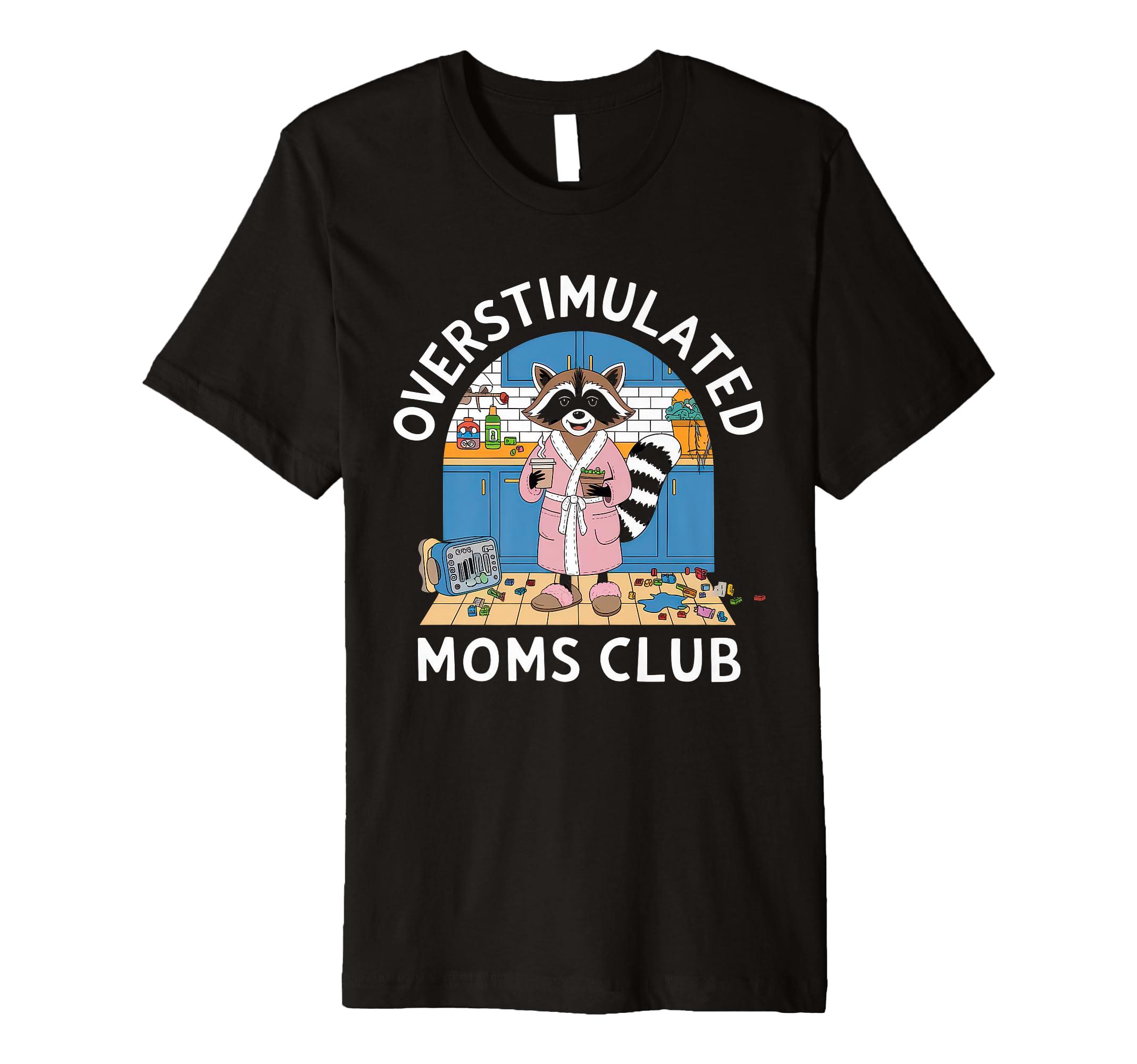 Overstimulated Moms Club Mom Depression T-Shirt - Aesthetic Graphic Unisex - T-Shirt, Sweatshirt, Hoodie