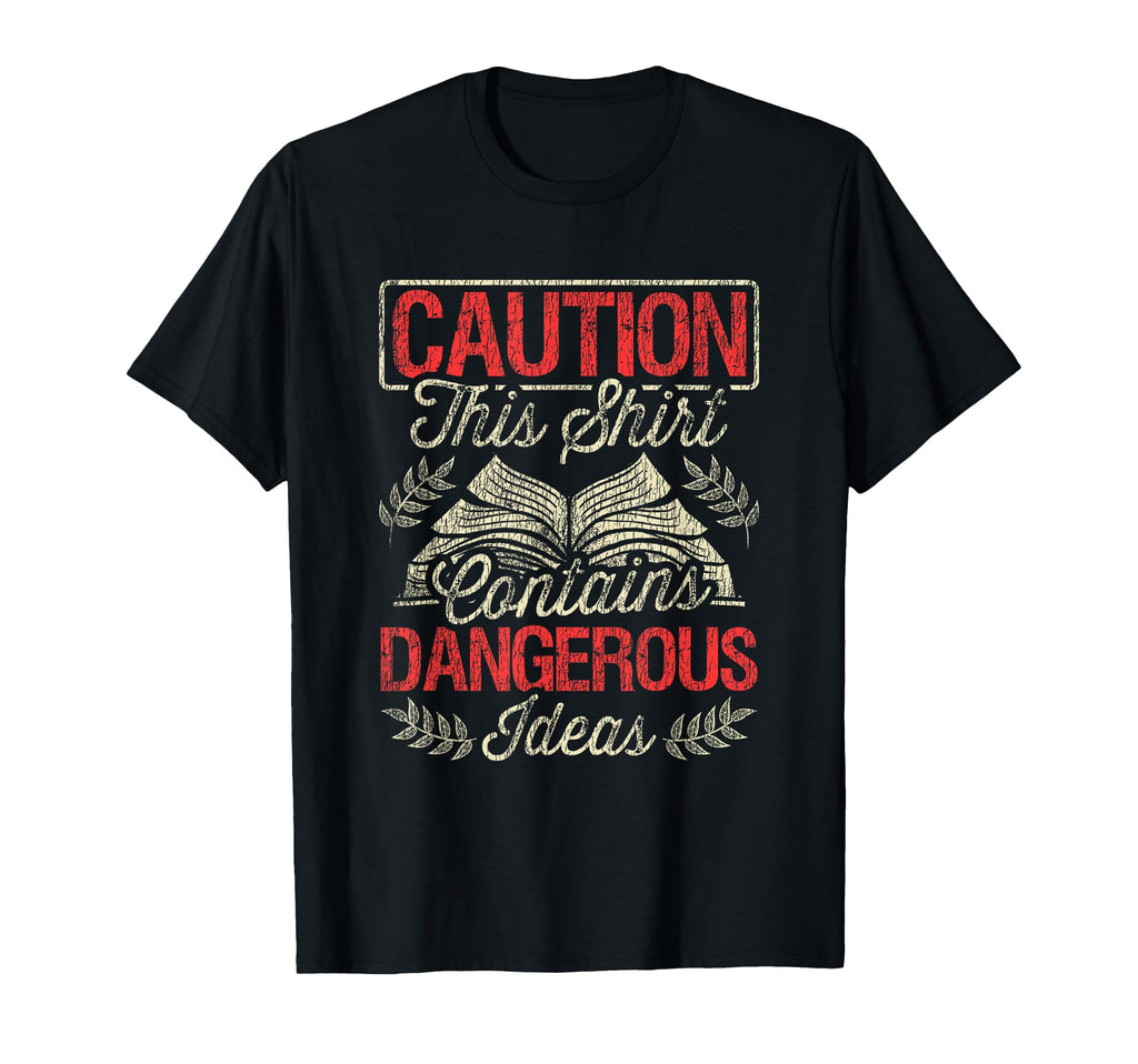 Dangerous Ideas Book Club Or Librarian T-Shirt - Unique Graphic Unisex - T-Shirt, Sweatshirt, Hoodie