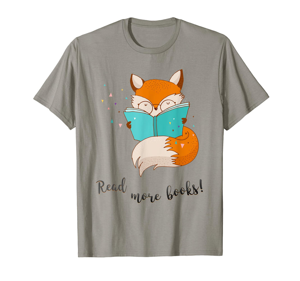 Read More Books Bookish Fox Bookish Gifts T-Shirt - Novelty Apparel Unisex - T-Shirt, Sweatshirt, Hoodie