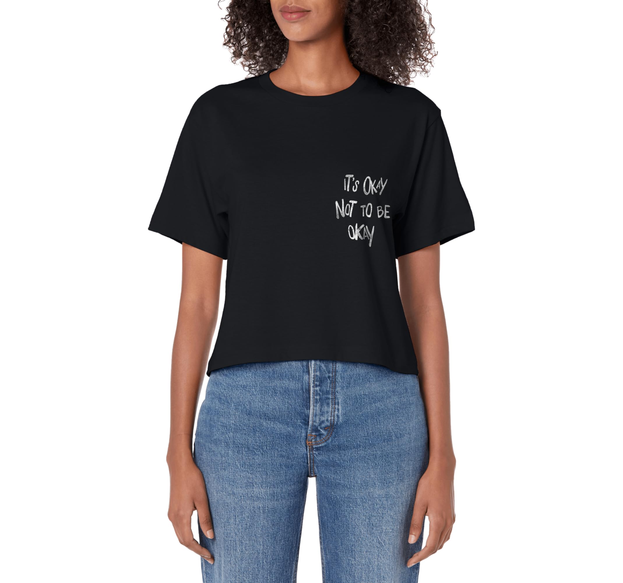 Its Okay Not To Be Okay Mental Health Sweatshirt - Custom Art Print Unisex - T-Shirt, Sweatshirt, Hoodie