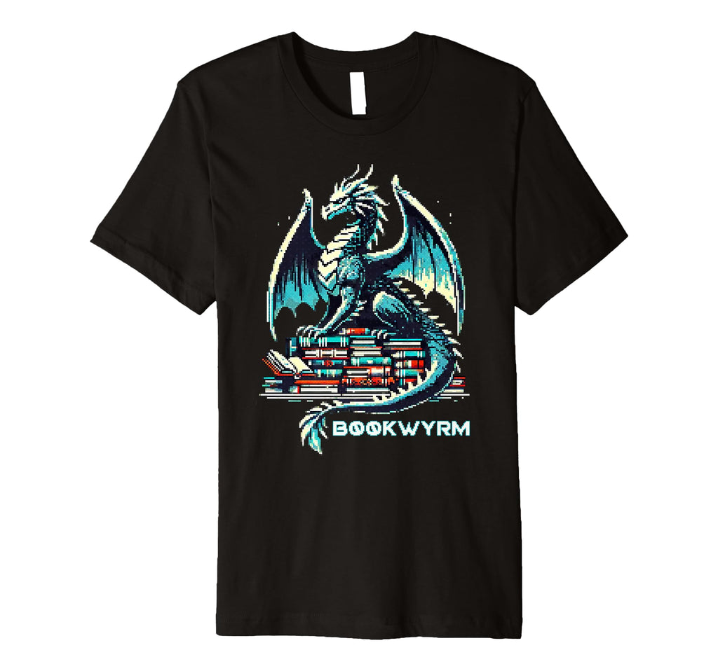 Book Lover Bookwyrm Not Bookworm T-Shirt - Custom Art Print Men Women - T-Shirt, Sweatshirt, Hoodie