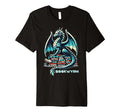 Book Lover Bookwyrm Not Bookworm T-Shirt - Custom Art Print Men Women - T-Shirt, Sweatshirt, Hoodie