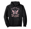 Anti Social Butterfly Introvert Meme Hoodie - Aesthetic Graphic for Adults - T-Shirt, Sweatshirt, Hoodie