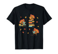 Thanksgiving Reading Turkey Book Lover T-Shirt - Minimalist Print Unisex - T-Shirt, Sweatshirt, Hoodie