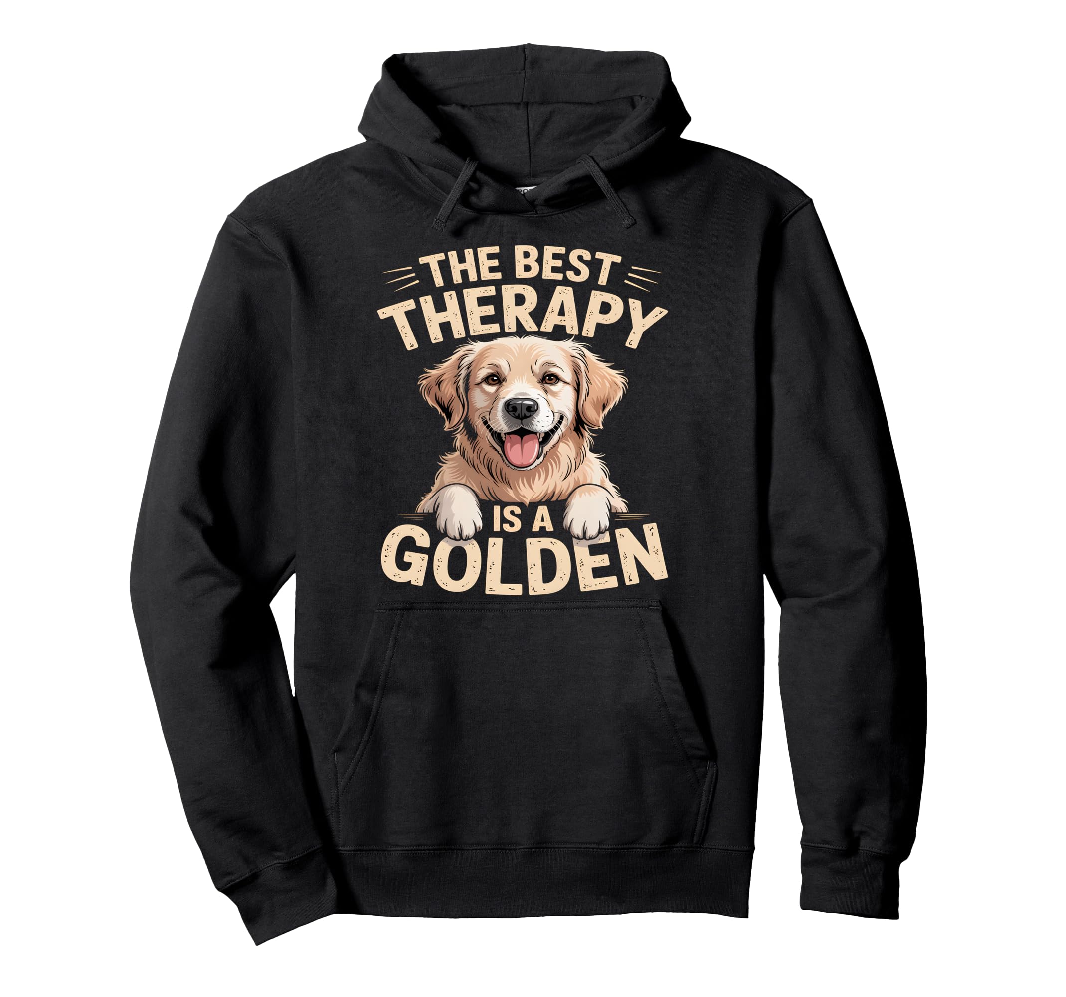 Retriever Therapy Dog Hoodie - Trendy Graphic Men Women - T-Shirt, Sweatshirt, Hoodie