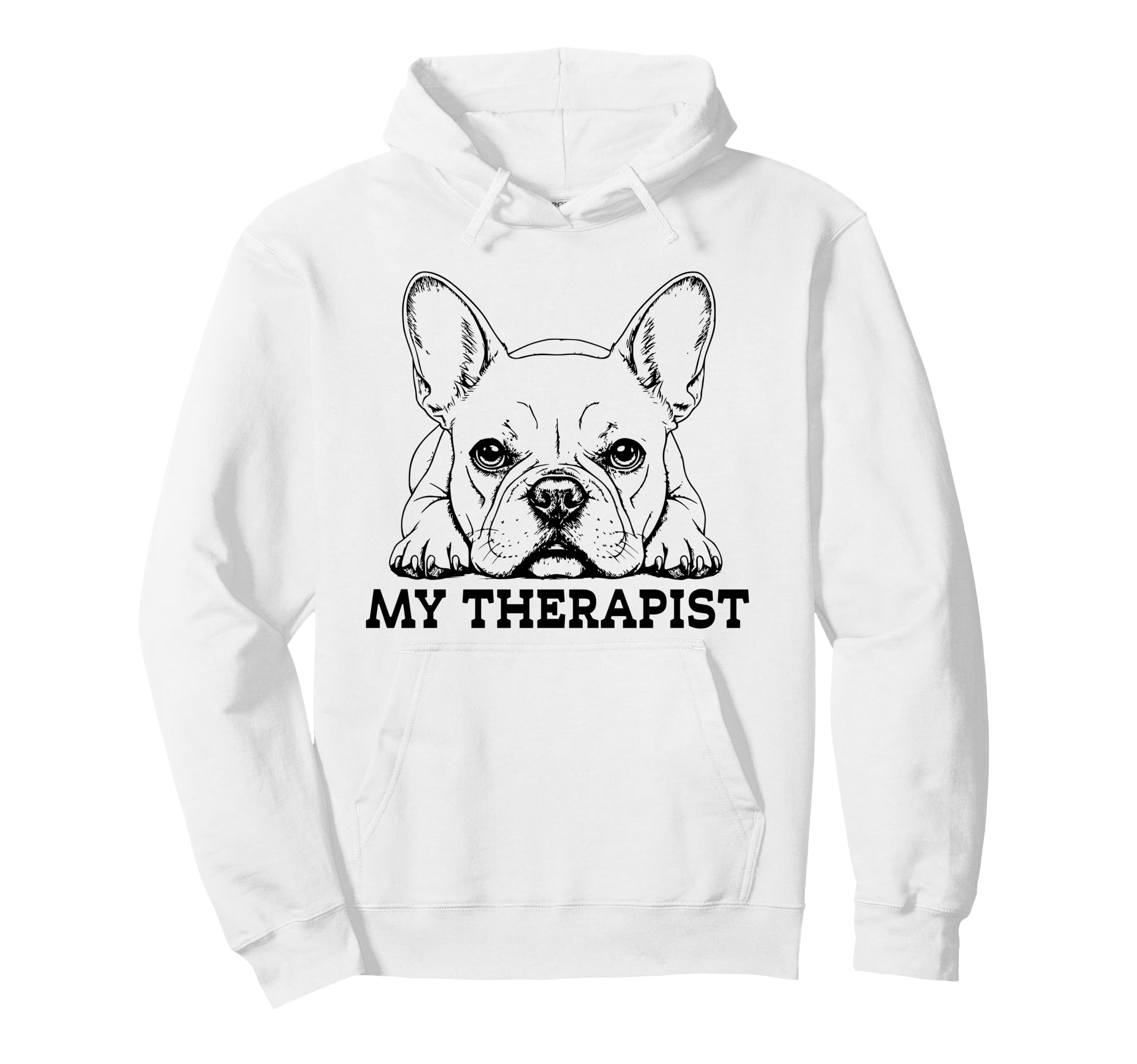 Funny Dog Owner Therapy Dog Lover Hoodie - Minimalist Print Men Women - T-Shirt, Sweatshirt, Hoodie