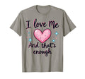 Self Love Aesthetic Heart T-Shirt - Unique Graphic Men Women - T-Shirt, Sweatshirt, Hoodie