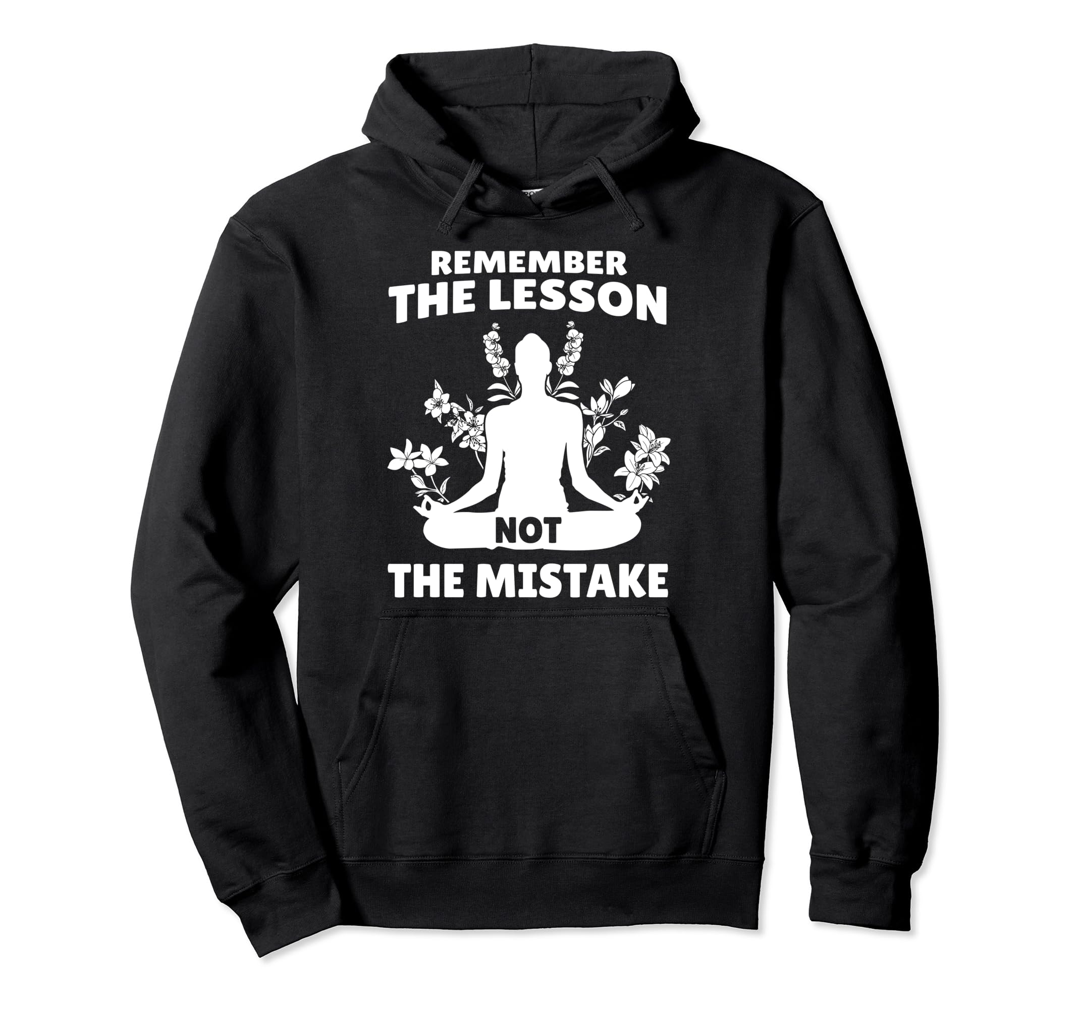 Zen Meditation Positive Mindfulness Hoodie - Trendy Graphic for Adults - T-Shirt, Sweatshirt, Hoodie
