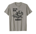Cowboy Axolotl Go Now Git Funny T-Shirt - Minimalist Print for Adults - T-Shirt, Sweatshirt, Hoodie