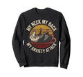 Funny Possum Anxiety My Neck My Sweatshirt - Minimalist Print Men Women - T-Shirt, Sweatshirt, Hoodie
