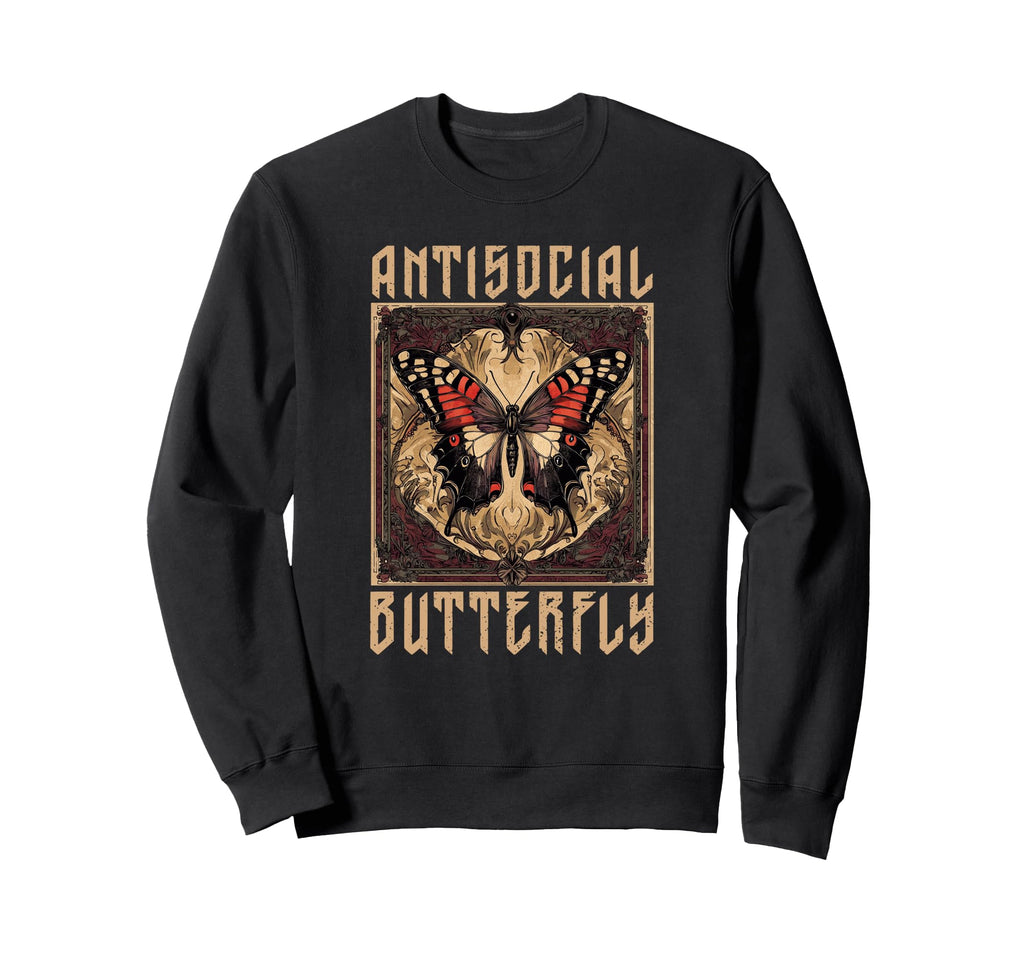 Antisocial Butterfly Gift T-Shirt - Fun Novelty Design Men Women - T-Shirt, Sweatshirt, Hoodie
