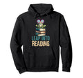 Leap Into Reading Book Lover Librarian Hoodie - Graphic Print for Adults - T-Shirt, Sweatshirt, Hoodie