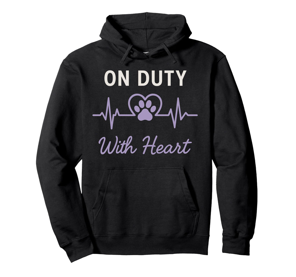 Therapy Dog Emotional Support Handler Hoodie - Minimalist Print for Adults - T-Shirt, Sweatshirt, Hoodie