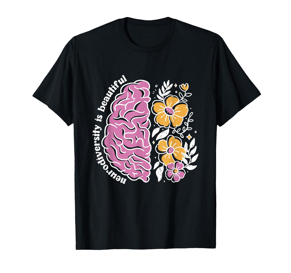 Neurodiversity Is Beautiful Autism T-Shirt - Unique Graphic for Adults - T-Shirt, Sweatshirt, Hoodie