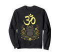 Meditating Frog Aum Zen Mindfulness Sweatshirt - Minimalist Print Unisex - T-Shirt, Sweatshirt, Hoodie