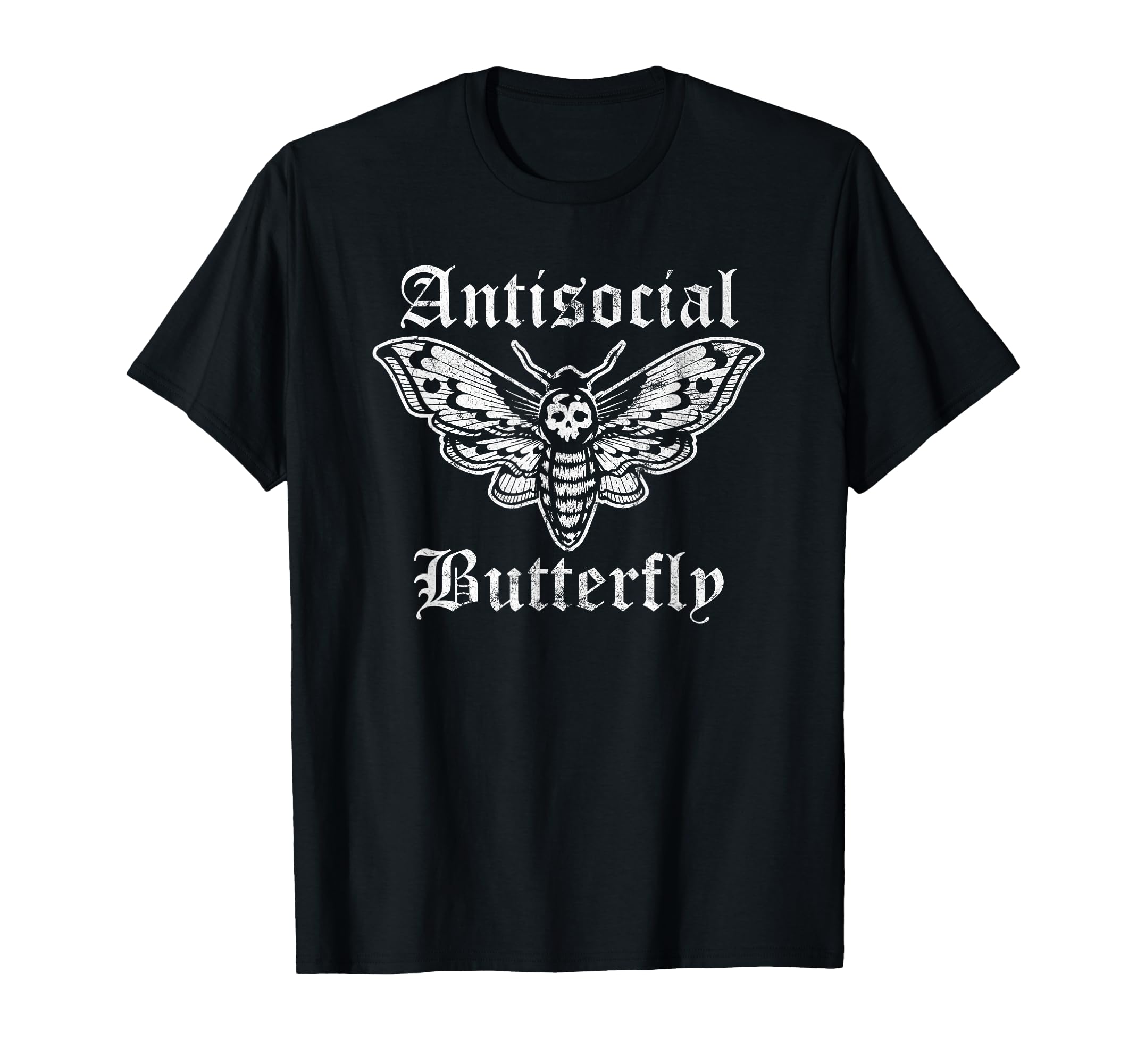 Funny Anti Social Butterfly Introvert T-Shirt - Casual Everyday Wear Unisex - T-Shirt, Sweatshirt, Hoodie