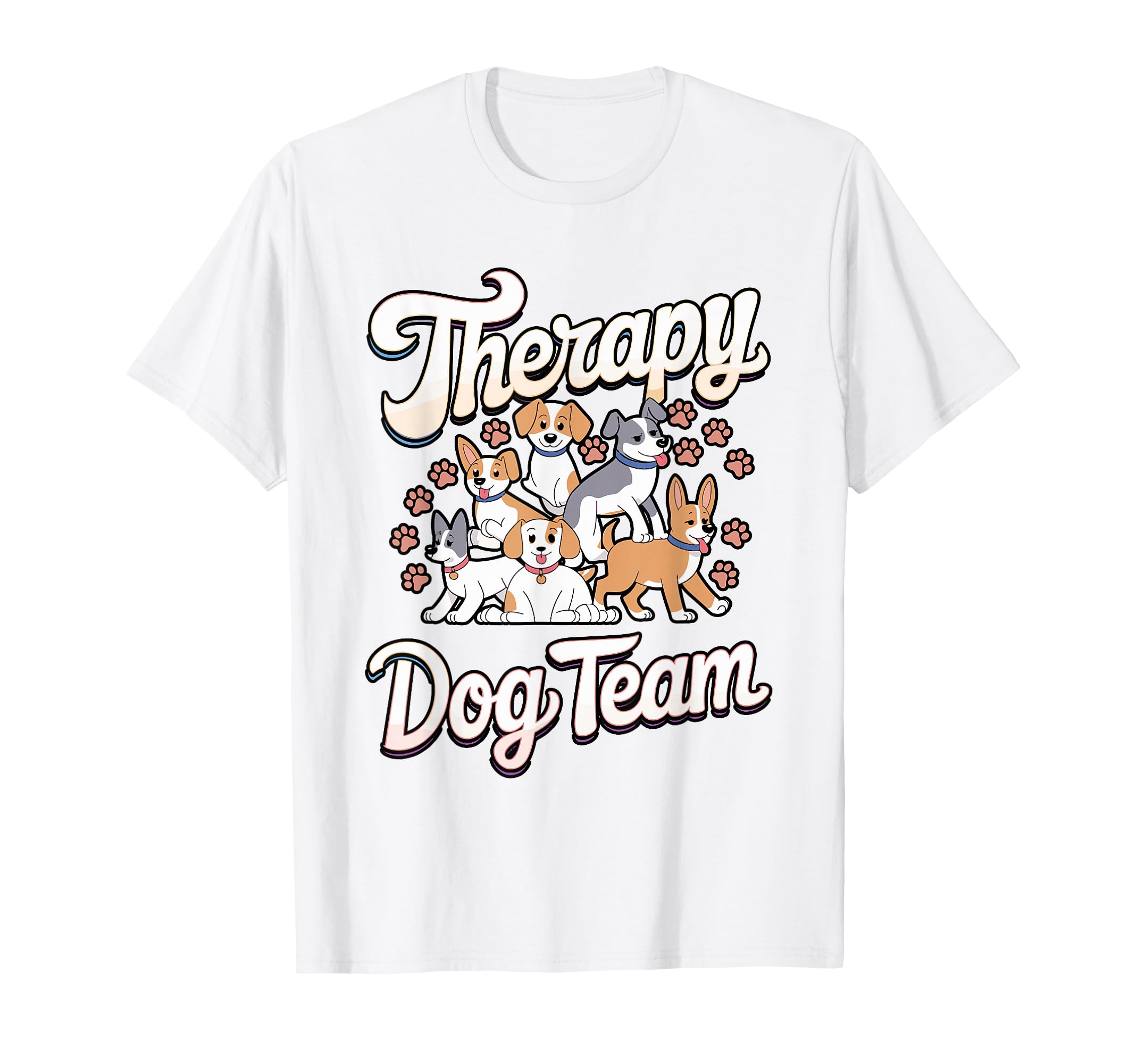 Therapy Dog Team Matching Therapy Dog T-Shirt - Unique Graphic Unisex - T-Shirt, Sweatshirt, Hoodie