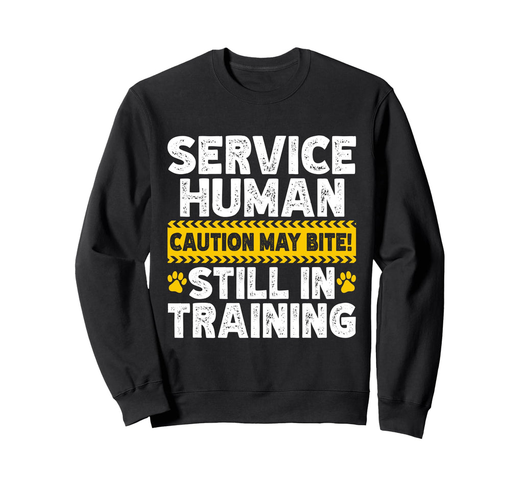 Service Human Still Training Sweatshirt - Minimalist Print Men Women - T-Shirt, Sweatshirt, Hoodie