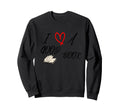 I Love Good Book Heart Open Book Sweatshirt - Minimalist Print Men Women - T-Shirt, Sweatshirt, Hoodie