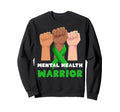 Mental Health Awareness Green Sweatshirt - Custom Art Print for Adults - T-Shirt, Sweatshirt, Hoodie