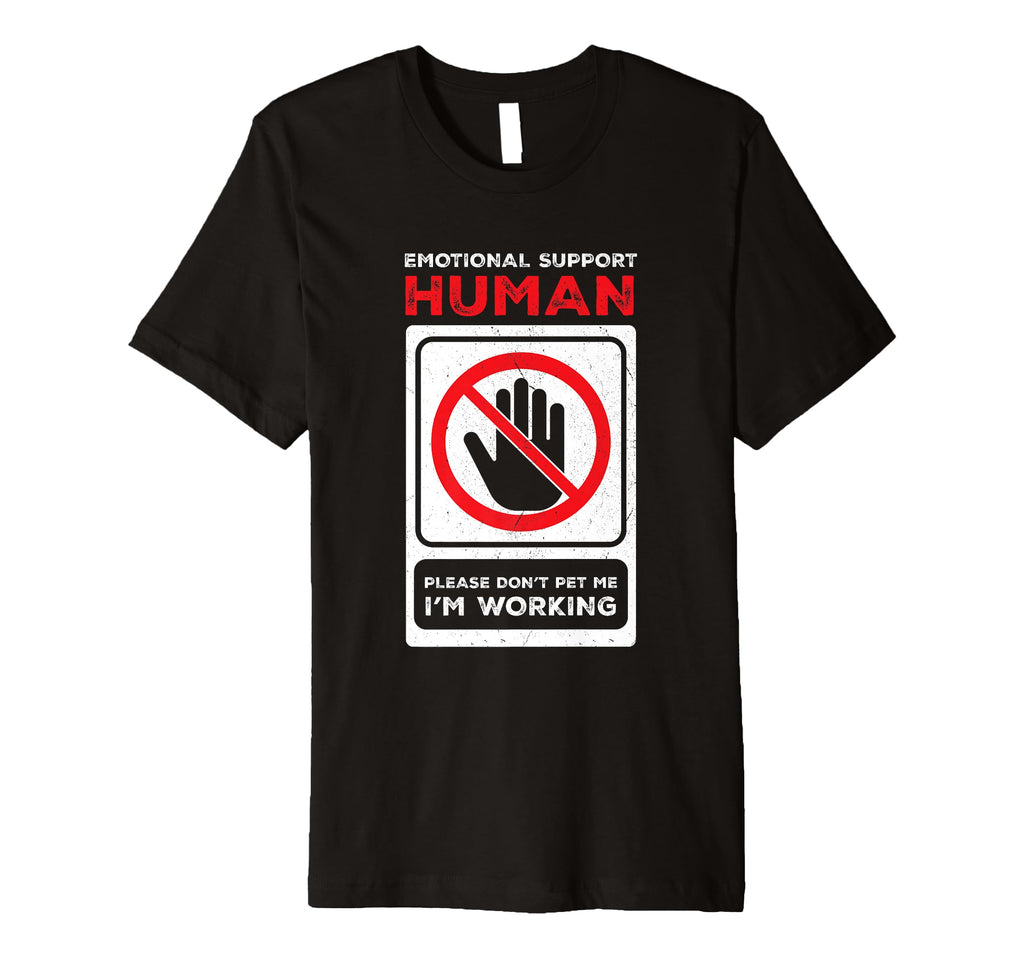 Emotional Support Human Halloween Costume T-Shirt - Unique Graphic Unisex - T-Shirt, Sweatshirt, Hoodie
