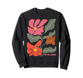 You Are Enough Abstract Floral Sweatshirt - Graphic Print for Adults - T-Shirt, Sweatshirt, Hoodie