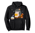 Hedgehog Read Book Reading Books Hoodie - Novelty Apparel Men Women - T-Shirt, Sweatshirt, Hoodie