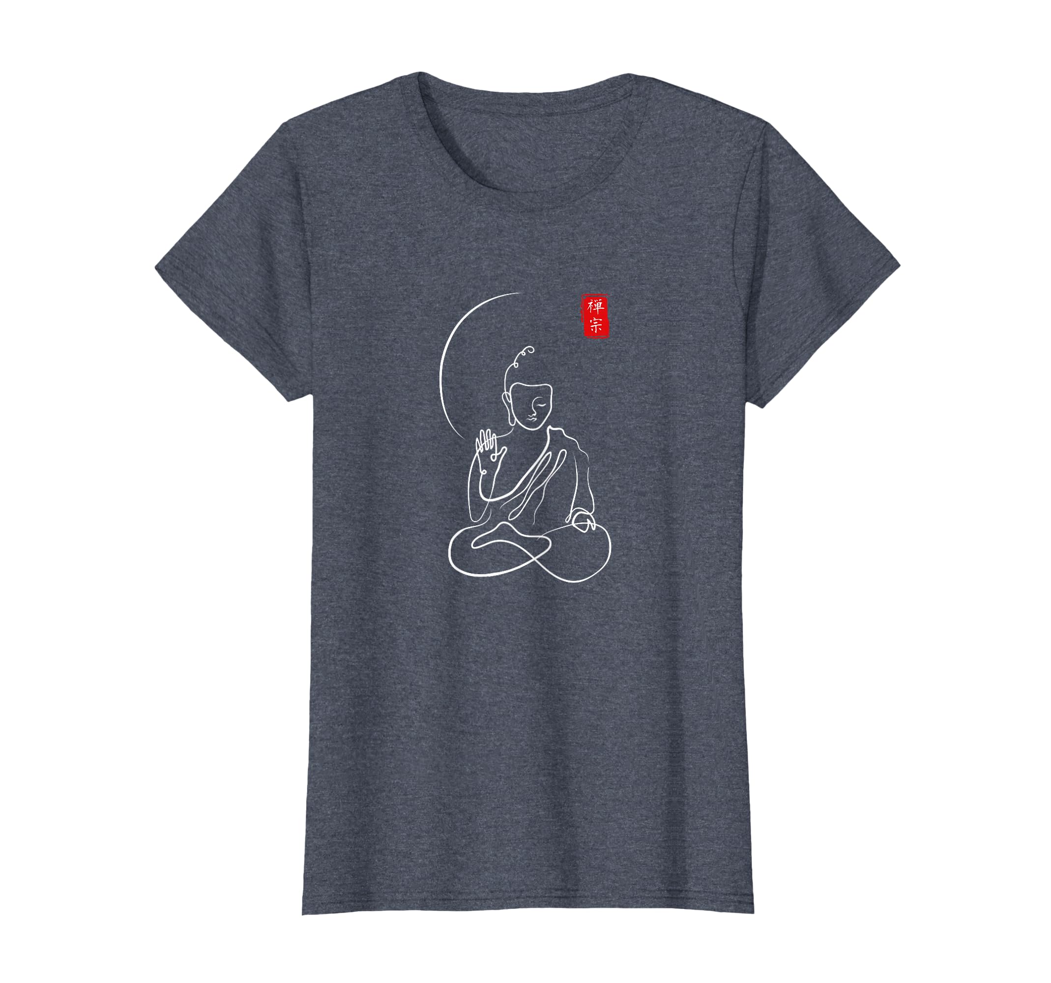 Buddha Meditation Minimalist Zen T-Shirt - Aesthetic Graphic Men Women - T-Shirt, Sweatshirt, Hoodie